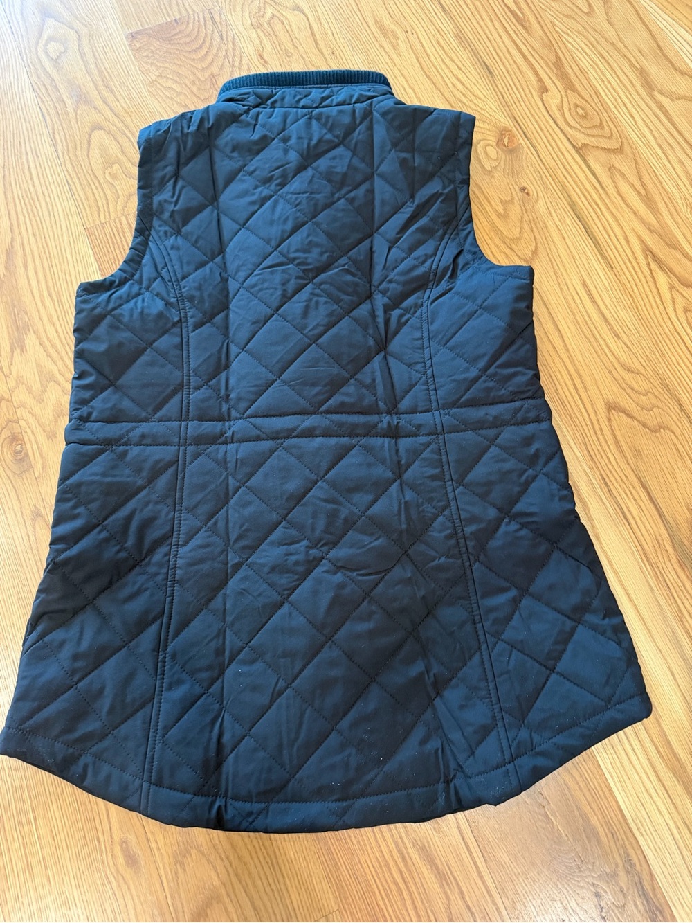 NWT Nautica Black Quilted Zip-Front Women's Vest - Picture 5 of 5